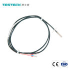 SUS321 2 resistor térmico da cara da extremidade do sensor de temperatura da RTD do fio do fio 3