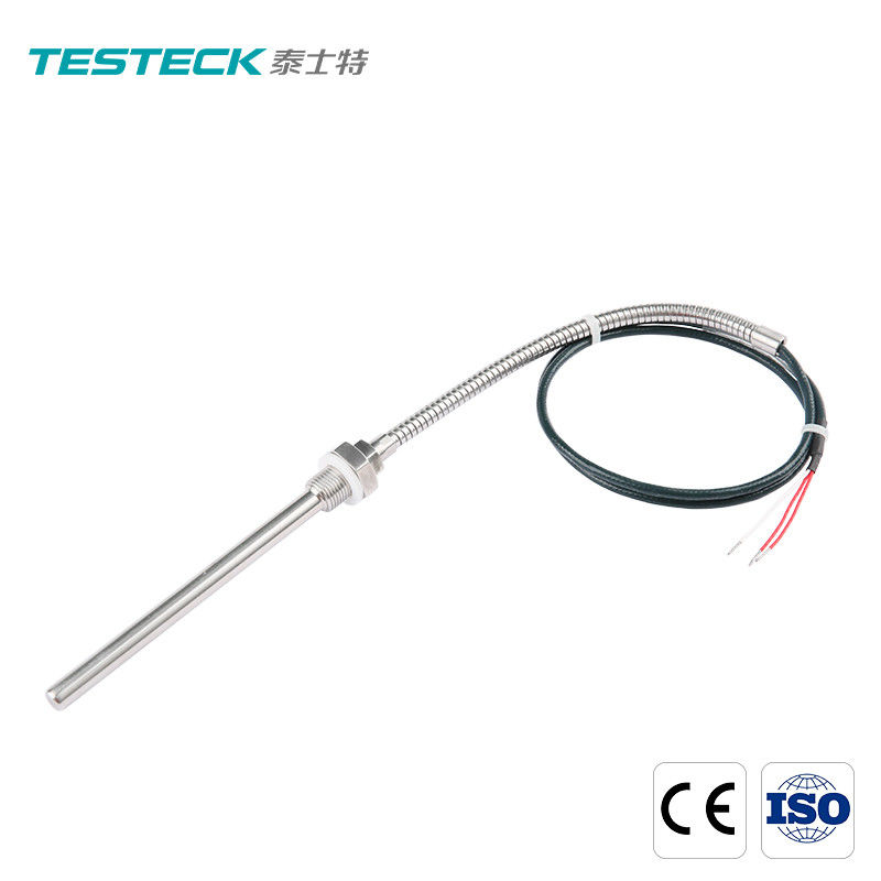 O ISO PT100 IP54 Flexibl rosqueou o sensor de temperatura do termistor da ponta de prova SUS321 do metal